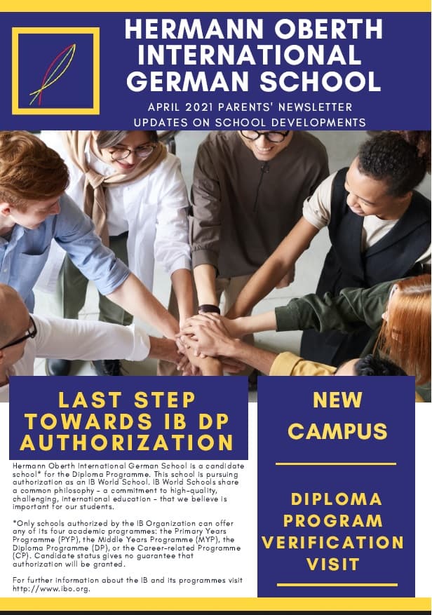 Hermann Oberth International German School – IB Diploma Programme Candidate School